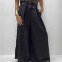 pantalone ampio con cintura pantagonna